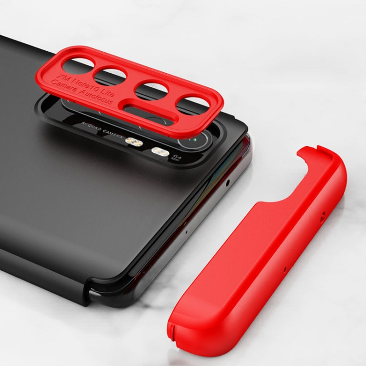 For Xiaomi Mi Note 10 Lite GKK Three Stage Splicing Full Coverage PC Protective Case