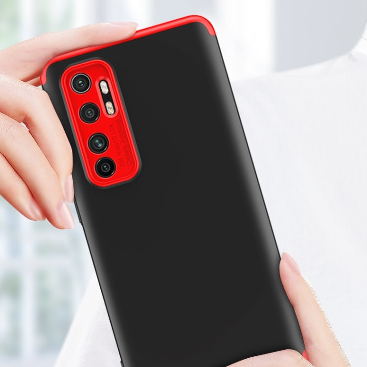 For Xiaomi Mi Note 10 Lite GKK Three Stage Splicing Full Coverage PC Protective Case