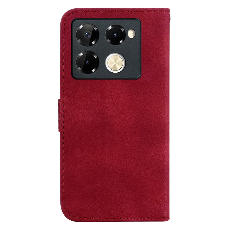 For Infinix Note 40 Pro+ 5G Seven-shaped Embossed Leather Phone Case