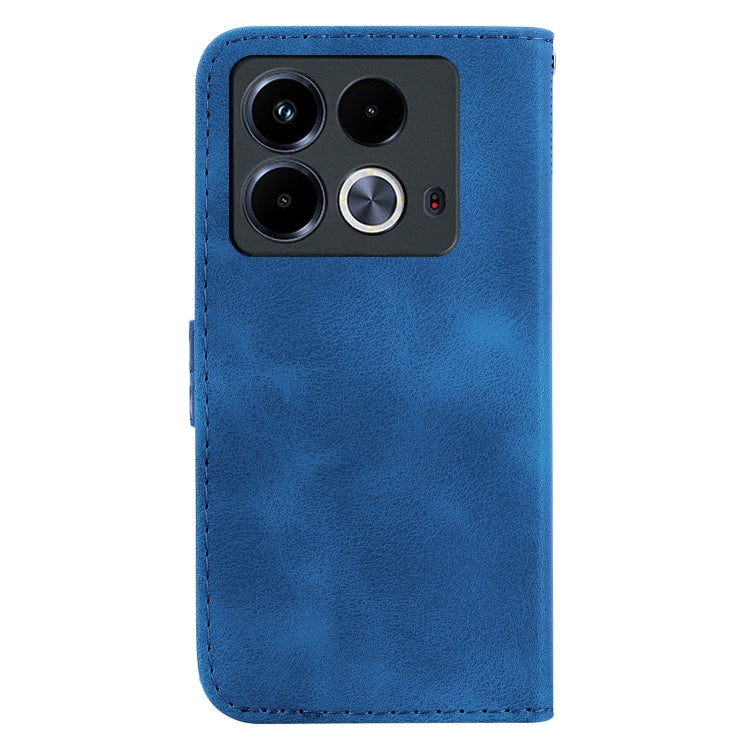 For Infinix Note 40 4G Seven-shaped Embossed Leather Phone Case
