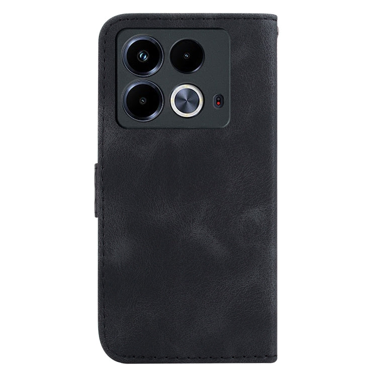 For Infinix Note 40 4G Seven-shaped Embossed Leather Phone Case