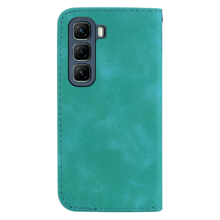 For Infinix Hot 50 4G Seven-shaped Embossed Leather Phone Case