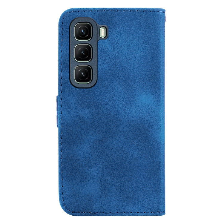 For Infinix Hot 50 4G Seven-shaped Embossed Leather Phone Case