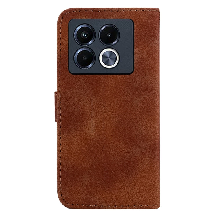 For Infinix Note 40 5G Seven-shaped Embossed Leather Phone Case