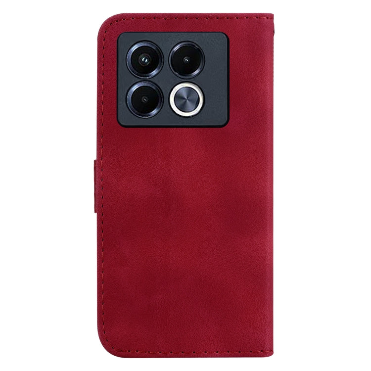 For Infinix Note 40 5G Seven-shaped Embossed Leather Phone Case