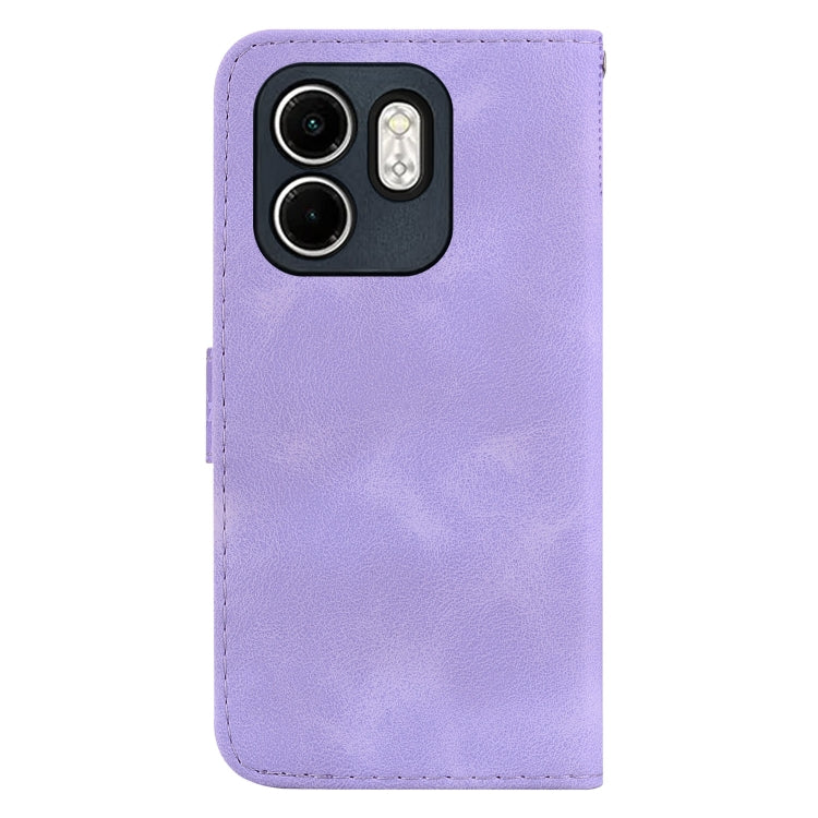For Infinix Hot 50i / Smart 9 Seven-shaped Embossed Leather Phone Case