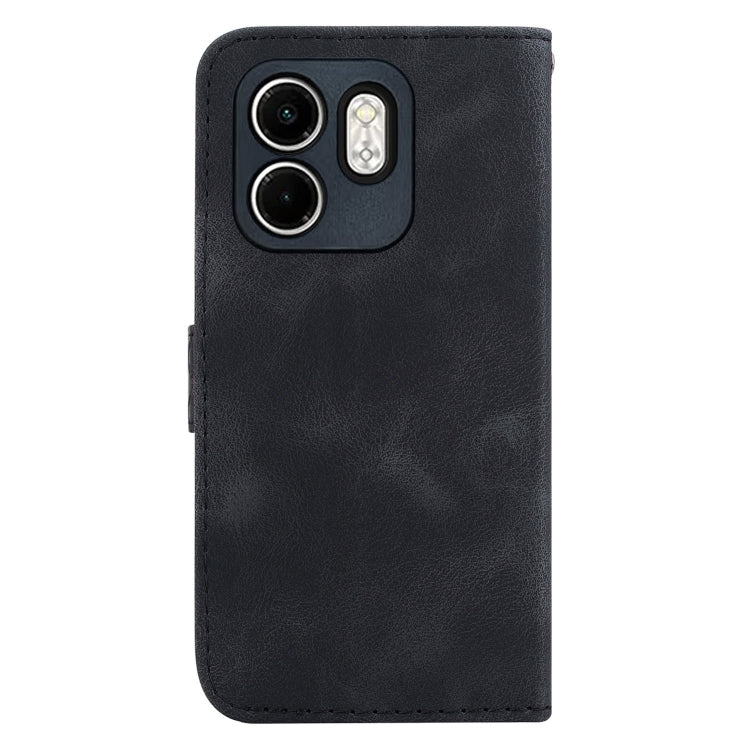 For Infinix Hot 50i / Smart 9 Seven-shaped Embossed Leather Phone Case