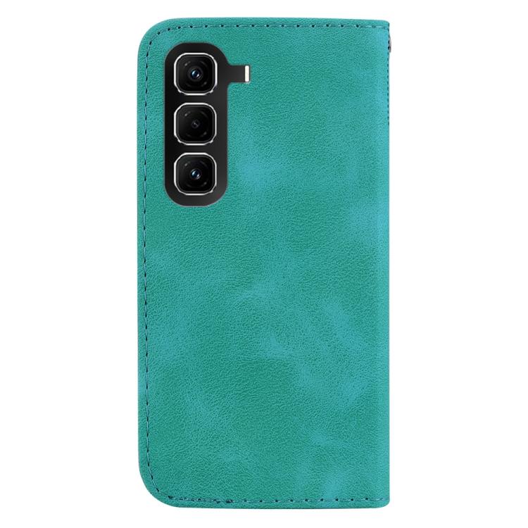 For Infinix Hot 50 Pro 4G Seven-shaped Embossed Leather Phone Case