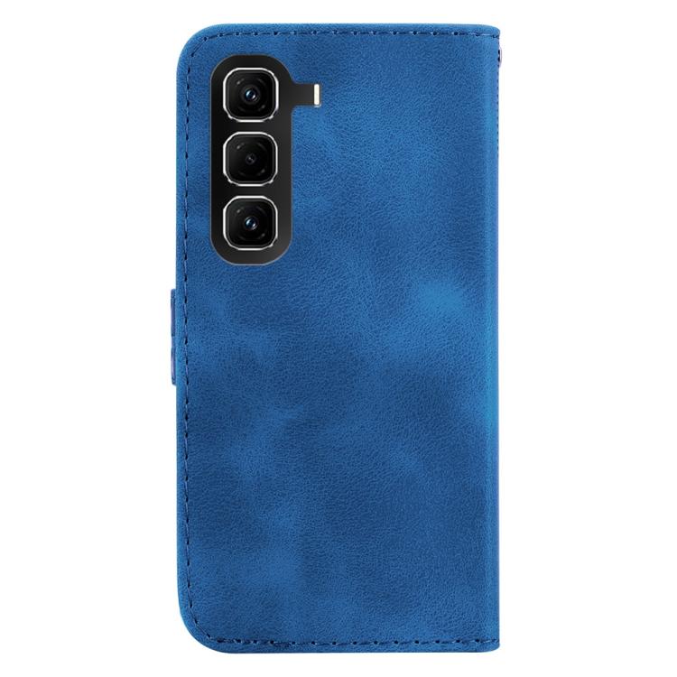 For Infinix Hot 50 Pro 4G Seven-shaped Embossed Leather Phone Case
