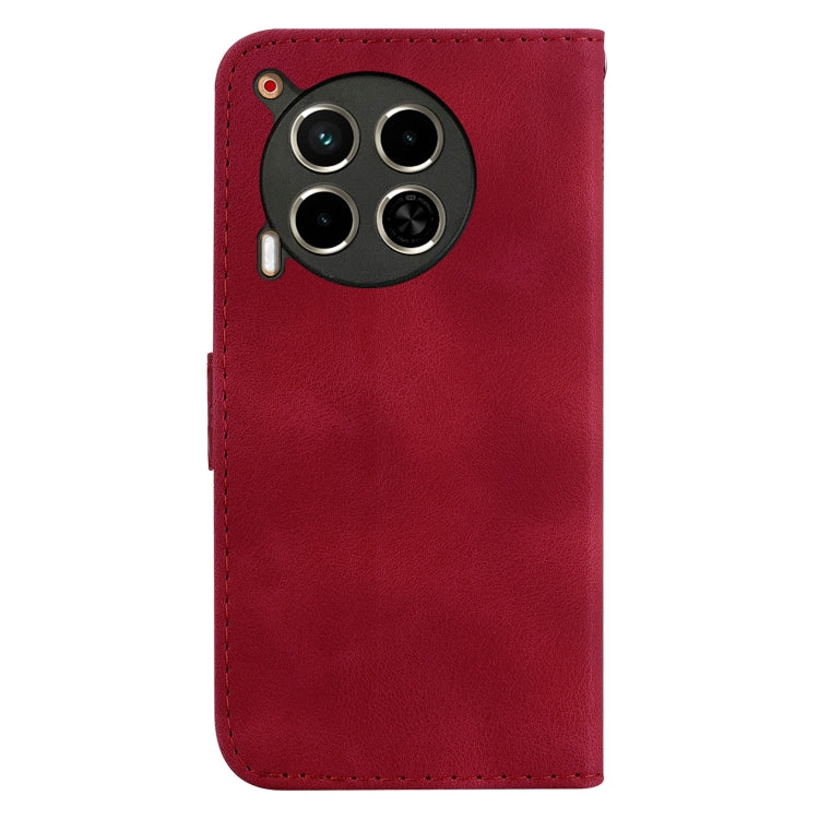 For Tecno Camon 30 4G / 5G / CL6 / CL7 Seven-shaped Embossed Leather Phone Case