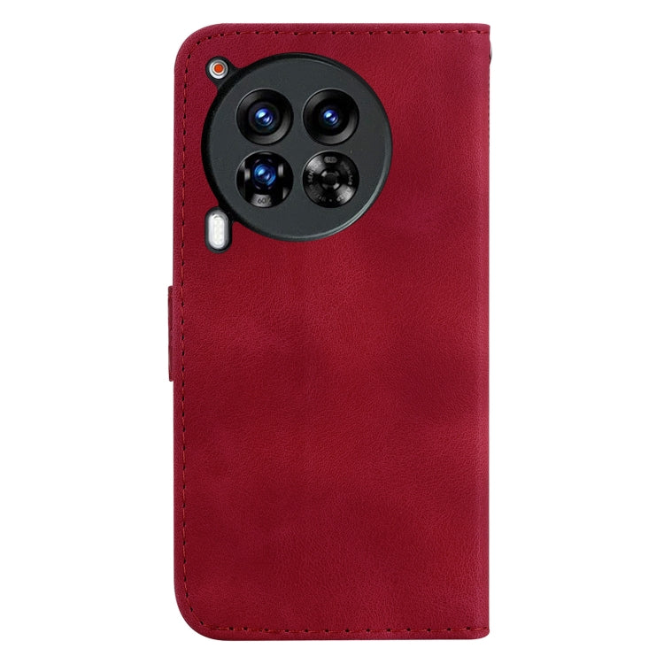 For Tecno Camon 30 Premier 5G Seven-shaped Embossed Leather Phone Case