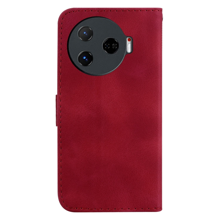 For Tecno Camon 30 Pro 5G / CL8 Seven-shaped Embossed Leather Phone Case