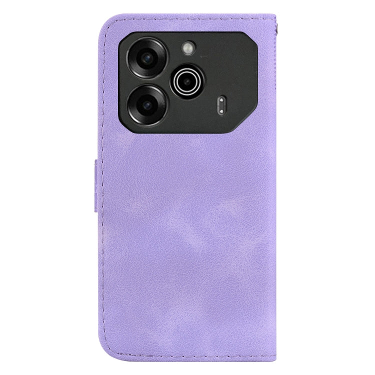 For Tecno Pova 6 5G / 6 Pro 5G Seven-shaped Embossed Leather Phone Case