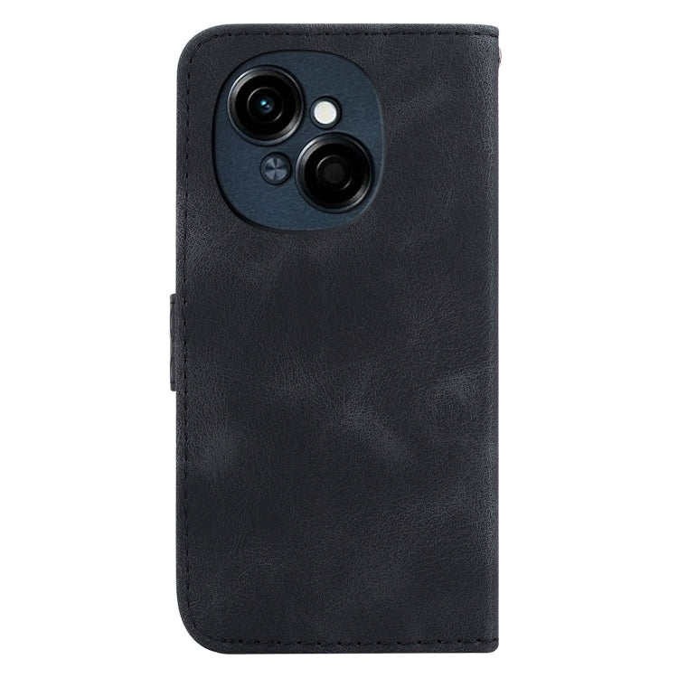 For Tecno Spark Go 1 / Pop 9 Pro Seven-shaped Embossed Leather Phone Case