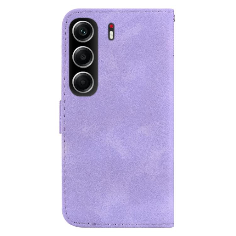 For Tecno Camon 40 Seven-shaped Embossed Leather Phone Case