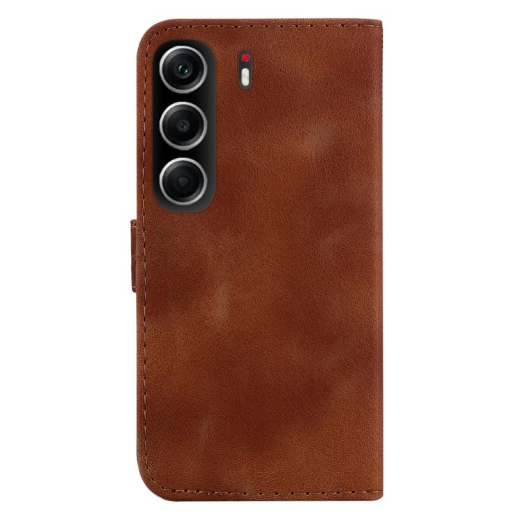 For Tecno Camon 40 Seven-shaped Embossed Leather Phone Case