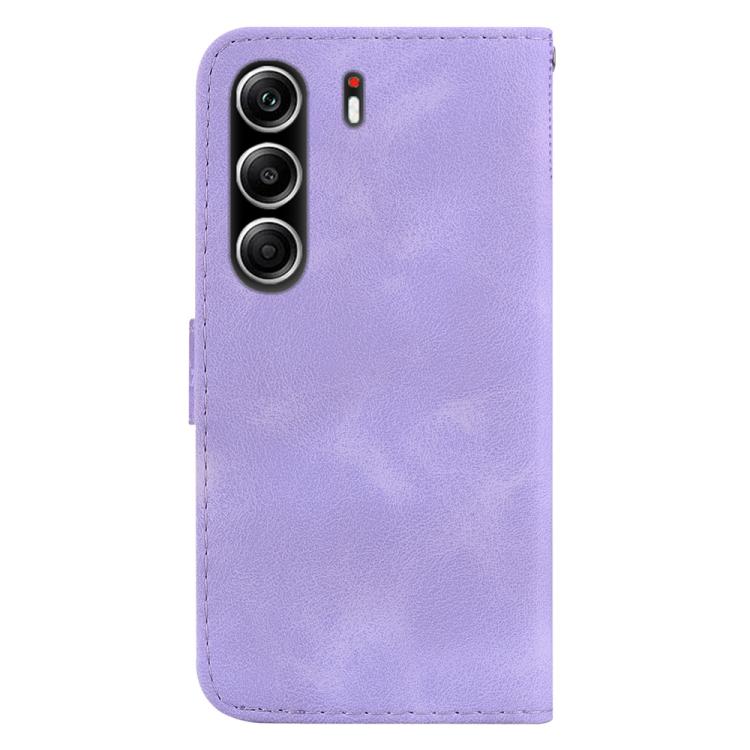 For Tecno Camon 40 Pro 4G Seven-shaped Embossed Leather Phone Case
