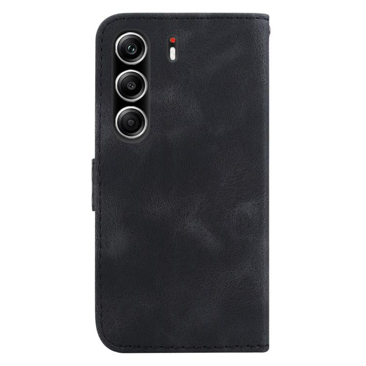 For Tecno Camon 40 Pro 4G Seven-shaped Embossed Leather Phone Case