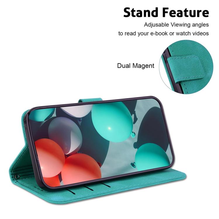 For Tecno Spark 30 4G Seven-shaped Embossed Leather Phone Case