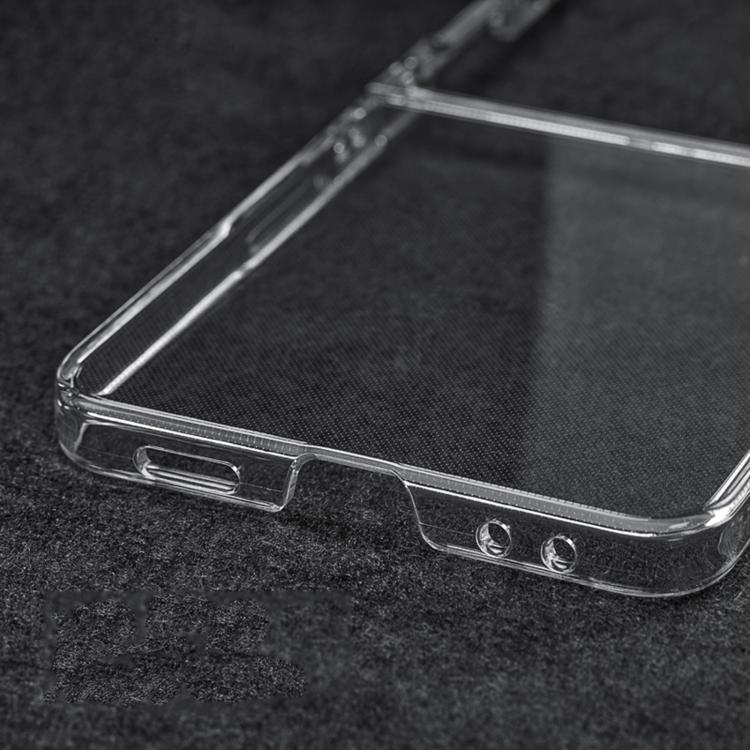 For Samsung Galaxy Z Flip7 5G Transparent PC Shockproof Phone Case