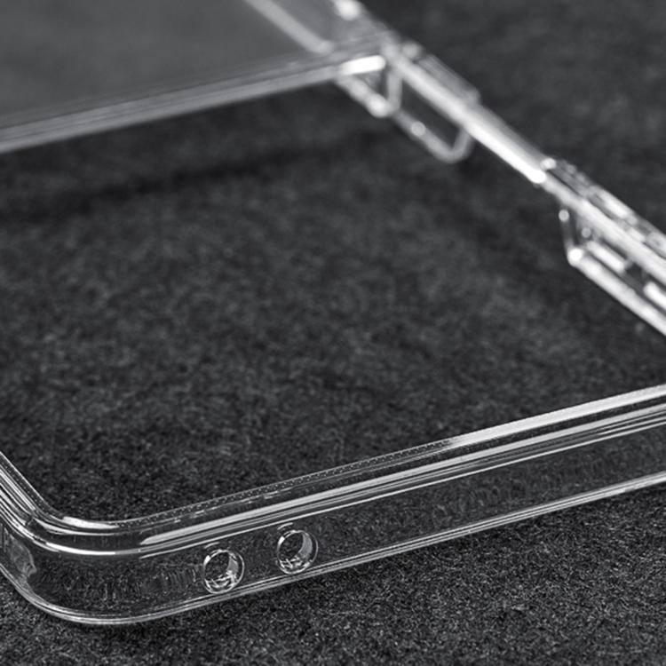For Samsung Galaxy Z Flip7 5G Transparent PC Shockproof Phone Case