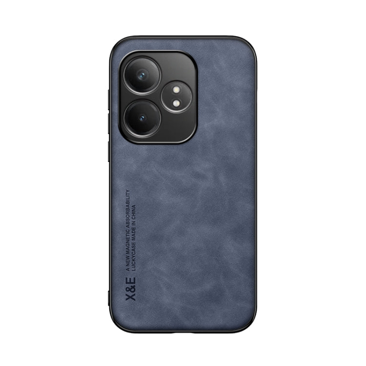 For Realme GT Neo6 Skin Feel Magnetic Leather Back Phone Case