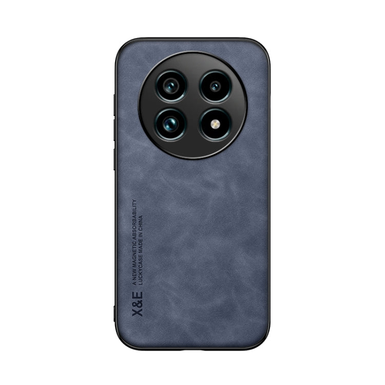 For Realme 13 Pro Global Skin Feel Magnetic Leather Back Phone Case