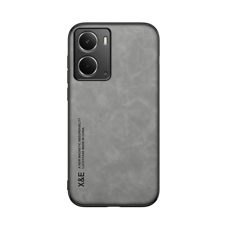 For Realme Neo7x / Realme P3 Global Skin Feel Magnetic Leather Back Phone Case
