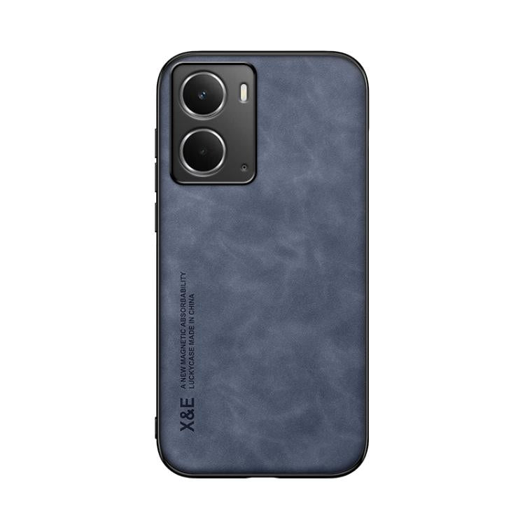 For Realme Neo7x / Realme P3 Global Skin Feel Magnetic Leather Back Phone Case