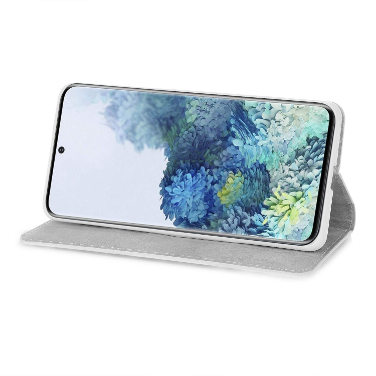 For Samsung Galaxy A71 Glitter Powder Horizontal Flip Leather Case with Card Slots & Holder & Lanyard