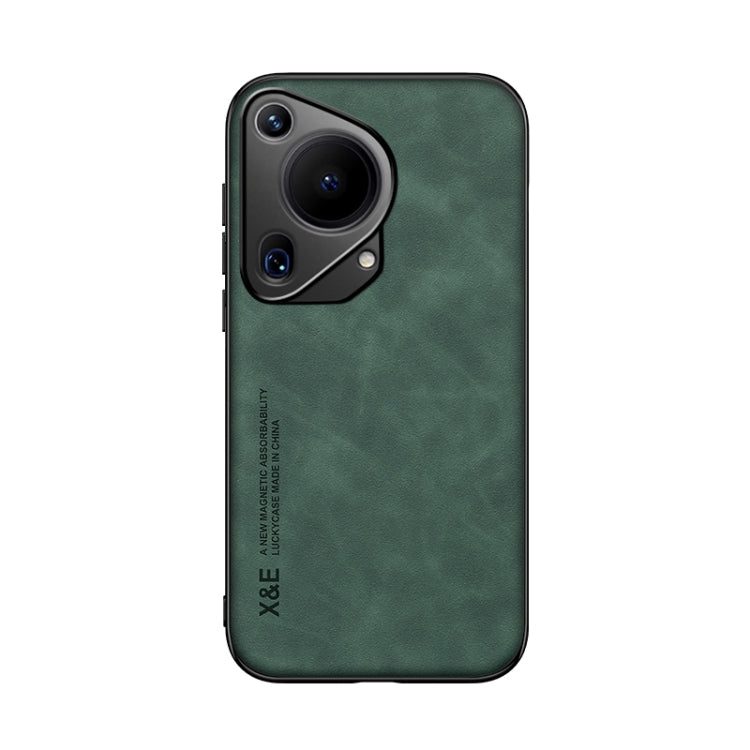 For Huawei Pura 70 Ultra Skin Feel Magnetic Leather Back Phone Case