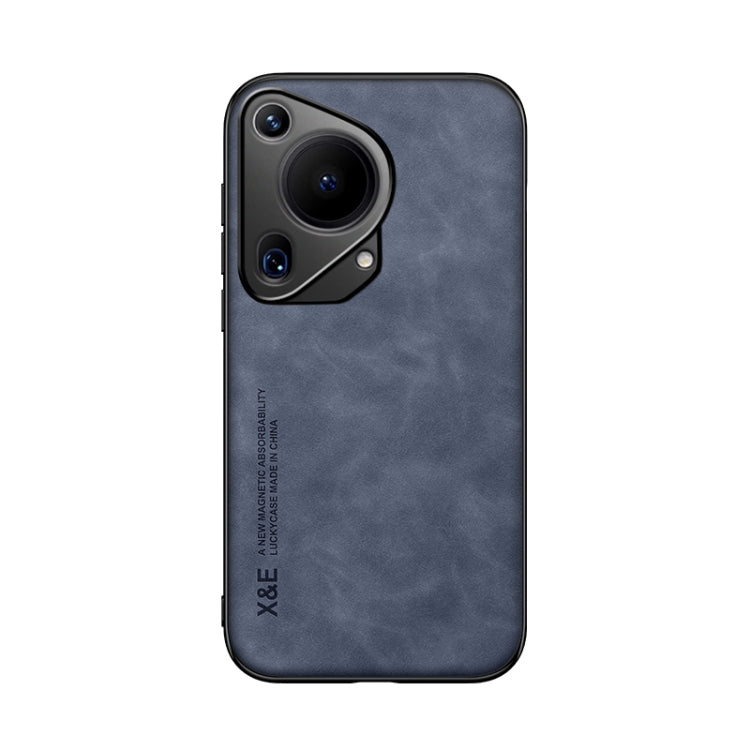 For Huawei Pura 70 Ultra Skin Feel Magnetic Leather Back Phone Case