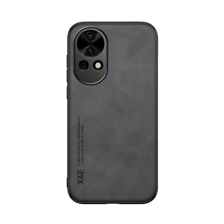 For Huawei nova 13 Skin Feel Magnetic Leather Back Phone Case