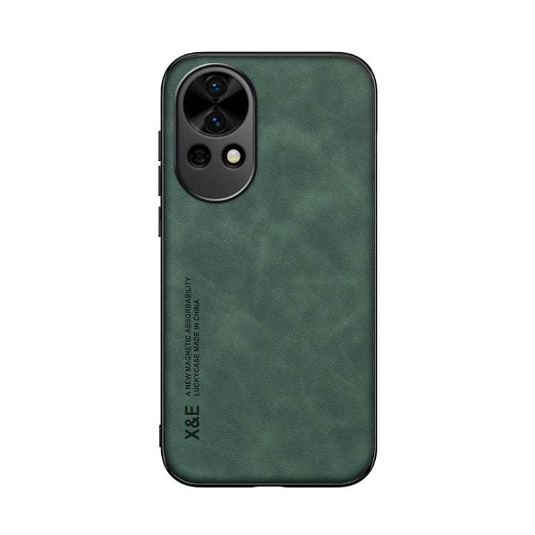 For Huawei nova 13 Skin Feel Magnetic Leather Back Phone Case