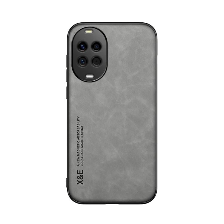 For Huawei nova 14 Skin Feel Magnetic Leather Back Phone Case