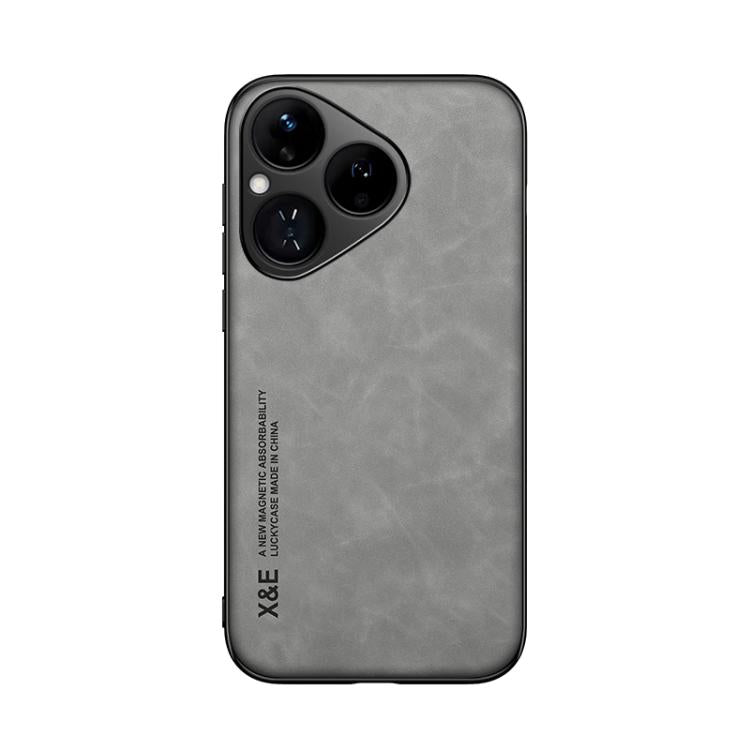 For Huawei Pura 80 5G Skin Feel Magnetic Leather Back Phone Case