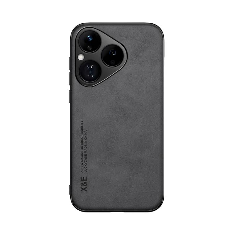 For Huawei Pura 80 5G Skin Feel Magnetic Leather Back Phone Case