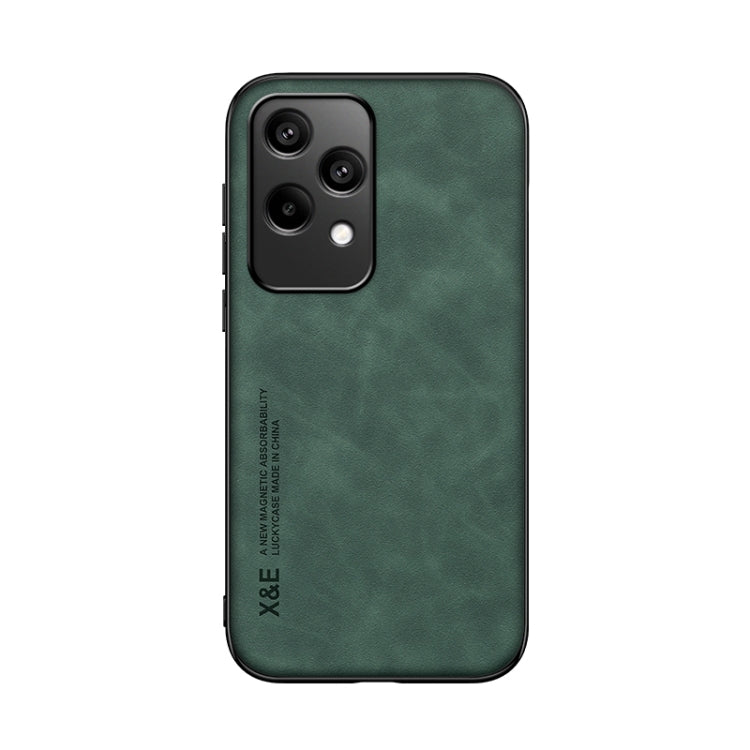 For Honor 200 Lite Global Skin Feel Magnetic Leather Back Phone Case