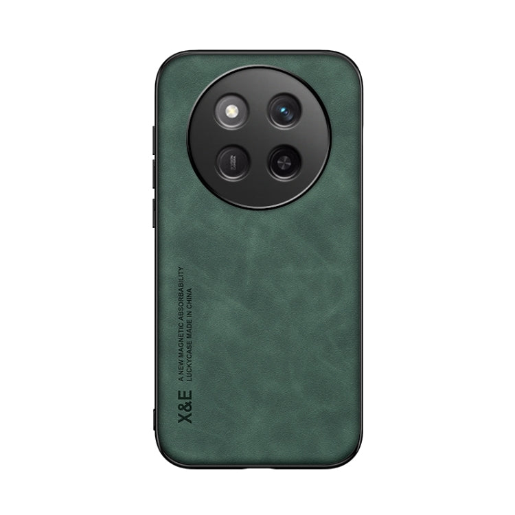 For Honor X60 Pro Skin Feel Magnetic Leather Back Phone Case