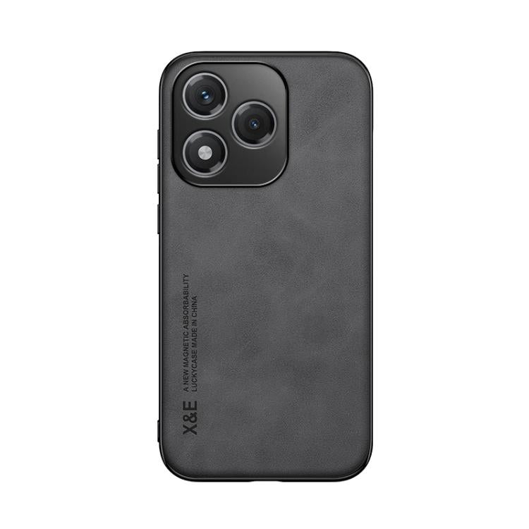 For Honor 400 Lite Global Skin Feel Magnetic Leather Back Phone Case