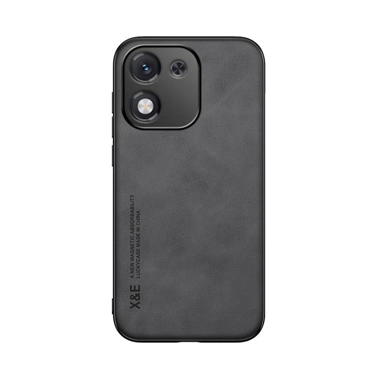 For Honor X70i Skin Feel Magnetic Leather Back Phone Case