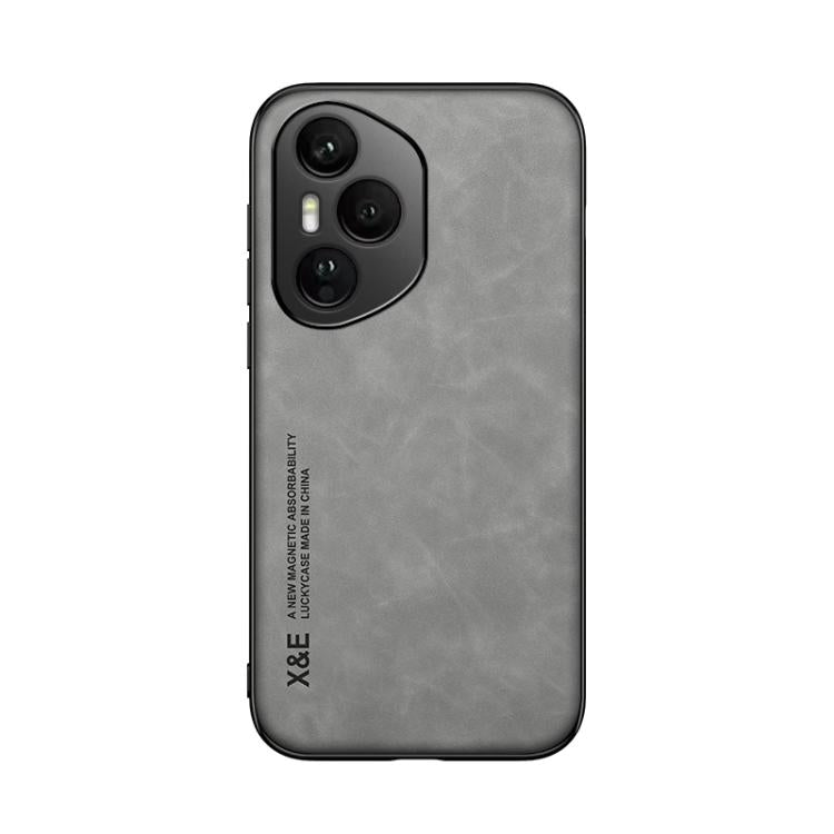 For Honor 400 Pro Global 160.8mm Skin Feel Magnetic Leather Back Phone Case