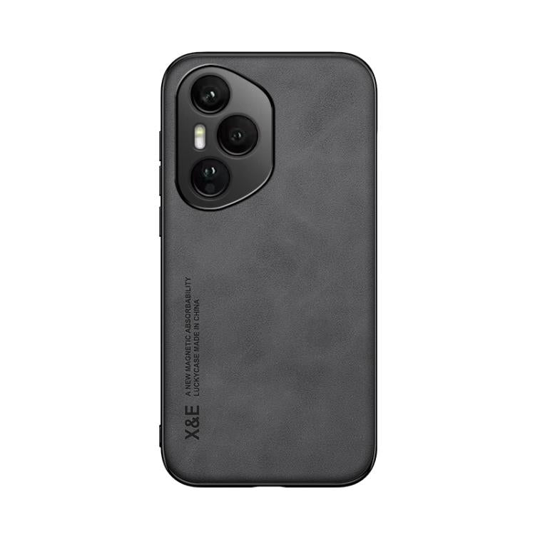 For Honor 400 Pro Global 160.8mm Skin Feel Magnetic Leather Back Phone Case