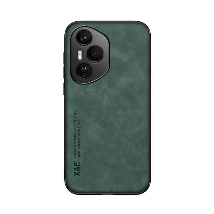 For Honor 400 Pro Global 160.8mm Skin Feel Magnetic Leather Back Phone Case