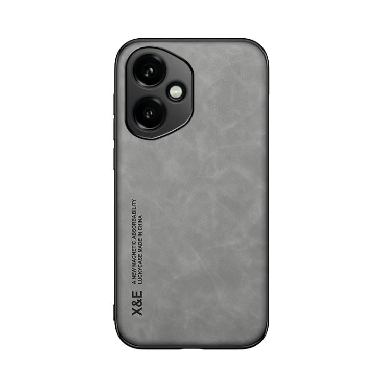 For Honor 400 Global 156.5mm Skin Feel Magnetic Leather Back Phone Case