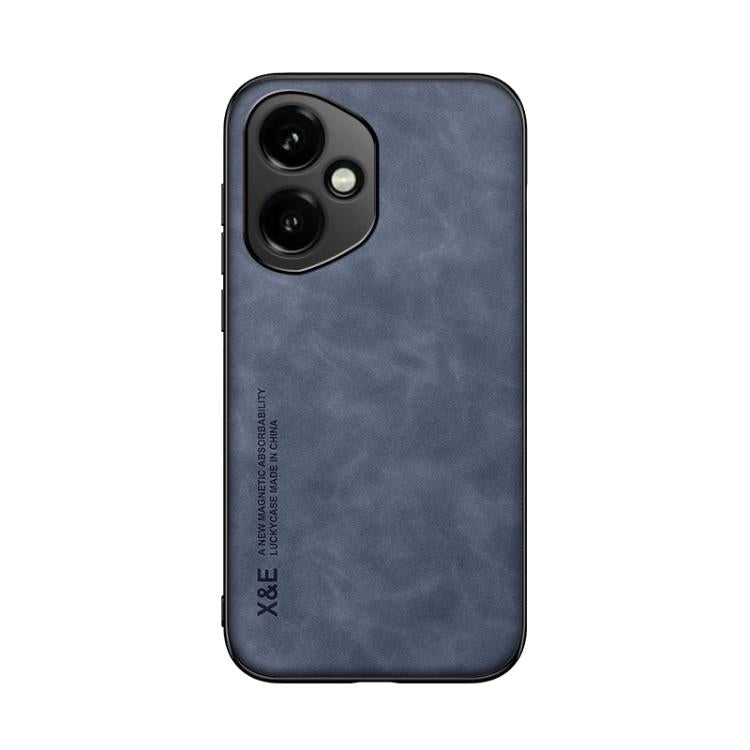 For Honor 400 Global 156.5mm Skin Feel Magnetic Leather Back Phone Case