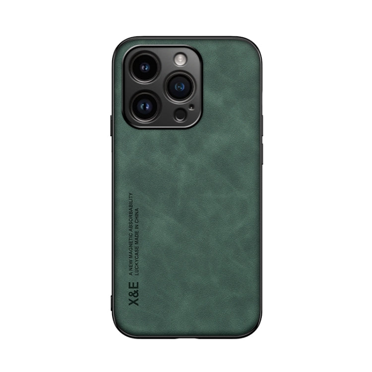 For iPhone 16 Pro Skin Feel Magnetic Leather Back Phone Case