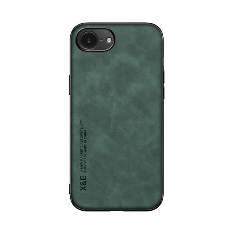 For iPhone 17e / 16e Skin Feel Magnetic Leather Back Phone Case