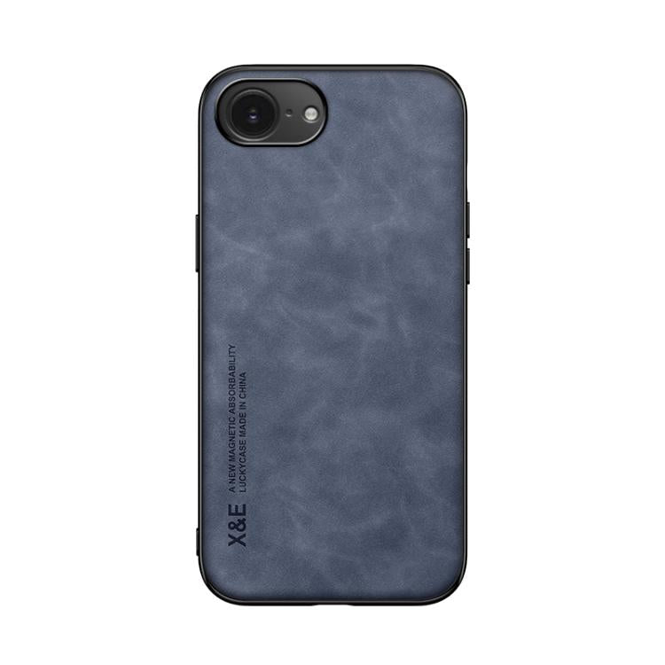 For iPhone 17e / 16e Skin Feel Magnetic Leather Back Phone Case