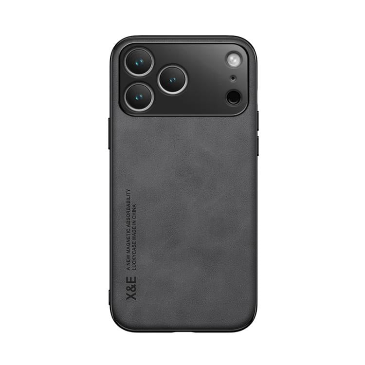 For iPhone 17 Pro Max Skin Feel Magnetic Leather Back Phone Case